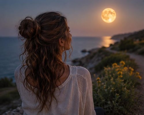 Femme lune 1