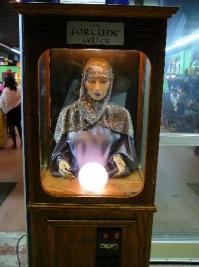 Fortune teller in front